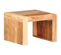 vidaXL Table d'appoint 43x40x30 cm Bois d'acacia massif Marron