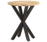 vidaXL Table d'Appoint Table Basse Table de Canapé Bout de Canapé Meuble de Salle de Séjour Salon Intérieur 48x48x56 cm Bois de Manguier Massif