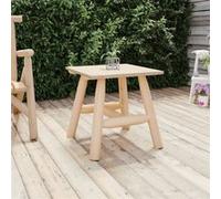 Table d'appoint 49x49x50 cm bois massif d'épicéa