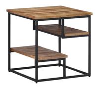 Vidaxl Table D'appoint 50x50x50 Cm Teck De Récupération Massif