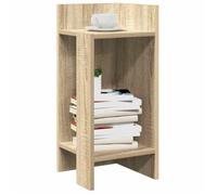 vidaXL Table d'appoint avec étagère chêne sonoma 25,5x27x60 cm, table d'extrémité, table d'appoint de canapé, table de 858546