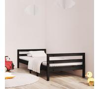 Vidaxl Table D'appoint Avec Roues Noir 40x30x63,5 Cm Bois D'ingénierie Multicolore