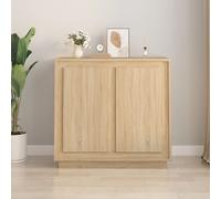 vidaXL Table d'appoint avec roues noir 50x30x55 cm bois d'ingénierie, bout de canapé, table de canapé, table de salon, table 840570