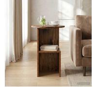 vidaXL Table d'appoint Bois ancien Ø 39,5 x 55 cm Bois d'ingénierie