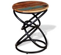 vidaXL Table d'appoint Bois de récupération massif