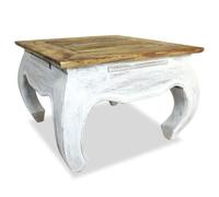 vidaXL Table d'appoint Bois de récupération massif 50 x 50 x 35 cm