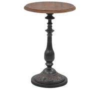 vidaXL Table d'appoint Bois de sapin massif 40 x 64 cm Marron
