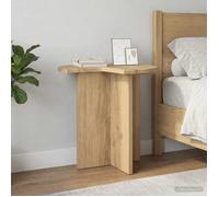vidaXL Table d'appoint Chêne artisanal Ø 39 x 38 cm Bois d'ingénierie 8001095