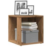 Vidaxl Table D'appoint Chêne Artisanal 33x33x34 Cm Bois D'ingénierie Marron