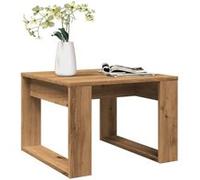 vidaXL Table d'appoint chêne artisanal 50 x 50 x 35 cm Bois d'ingénierie
