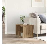 vidaXL Table d'appoint chêne artisanal 59×36×38 cm bois d'ingénierie Marron 856541