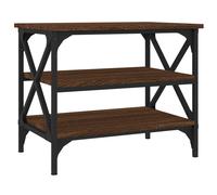 Vidaxl Table D'appoint Chêne Marron 55x38x45 Cm Bois D'ingénierie Marron