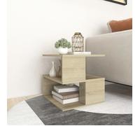 vidaXL Table d'appoint Chêne sonoma 40x40x40 cm Aggloméré