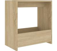 vidaXL Table d'appoint chêne Sonoma 50x26x50 cm Matériau dérivé du bois