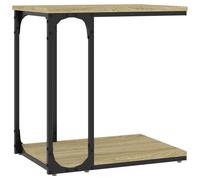 vidaXL Table d'appoint chêne Sonoma 50x35x52 cm Matériau dérivé du bois