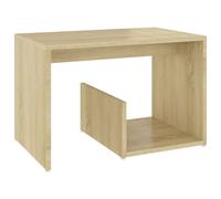 Vidaxl Table D'appoint Chêne Sonoma 59x36x38 Cm Aggloméré Marron
