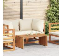 Vidaxl Table D'appoint De Jardin 90x49.7x36 Cm Bois Massif Teck