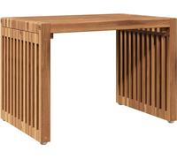 vidaXL Table d'appoint de jardin brune 50 x 32,5 x 35 cm teck massif