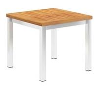 Vidaxl Table D'appoint De Jardin 45x45x38 Cm Bois D'acacia Et Inox