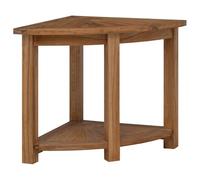 vidaXL Table d'appoint de salle de bain Naturel 45 x 45 x 46 cm