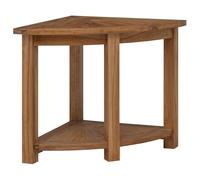vidaXL Table d'appoint de Salle de Bain Naturel 45 x 45 x 46 cm,