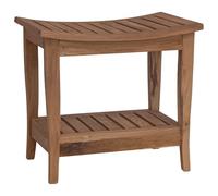 vidaXL Table d'appoint de Salle de Bain Naturel 50 x 35 x 45 cm,