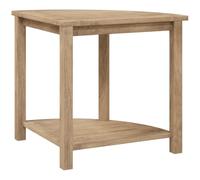 vidaXL Table d'Appoint de Salle de Bain, Table Basse avec Étagère, Meuble de Rangement Toilette Maison Intérieur, Bois de Teck Solide