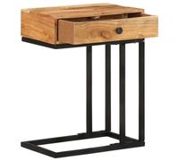 vidaXL Table d'appoint en forme d'U 45x30x61 cm Bois d'acacia massif