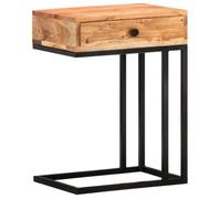 Bois de Manguier Massif Table d'Appoint en Forme d'U Table Basse Salon vidaXL