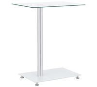 Vidaxl Table D'appoint En Forme U Transparent 45x30x58 Cm Verre Trempé