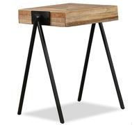 vidaXL Table d'appoint en teck massif recyclé