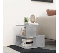 vidaXL Table d'appoint Gris béton 40x40x40 cm Aggloméré