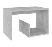 Vidaxl Table D'appoint Gris Béton 59x36x38 Cm Aggloméré Gris