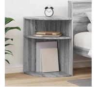 VIDAXL Table d'appoint gris Sonoma 39,7 x 39,7 x 60 cm - petit meuble de rangement