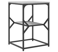vidaXL Table d'appoint Grise Sonoma 41x40x60 cm en Bois d'ingénierie