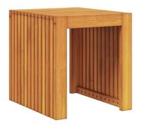 vidaXL Table d'appoint Huile Naturelle 43 x 36 x 40 cm | Construction solide pour une utilisation durable, Fabriqué en teck massif de qualité supérieure pour la robustesse,