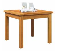 vidaXL Table d'appoint Huile Naturelle Bois d'Acacia Massif, Jardin et terrasse, mobilier Moderne pour extérieur, Ensemble déco Confortable