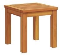 vidaXL Table d'appoint Jardin 35 x 35 x 34 cm en Bois d'acacia Solide, mobilier Rustique pour l'extérieur, Compact, Simple à Monter, Design Moderne, carrée, Pratique pour Les Repas sur la terrasse