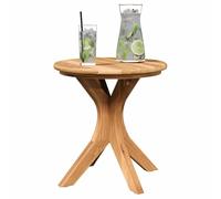 Vidaxl Table De Jardin Ø40x41 Cm Bois Massif Teck