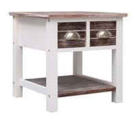vidaXL Table d'appoint Marron 40x40x40 cm Bois de Paulownia