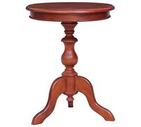 vidaXL Table d'appoint Marron 50 x 50 x 65 cm Bois d'acajou massif