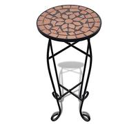 vidaXL Table d'appoint Mosaïque Terre Cuite