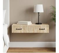 vidaXL Table d'appoint murale 87 5 x 34 5 x 17 cm Bois d'ingénierie 899007