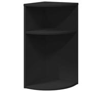 vidaXL Table d'appoint Noir 29,6 x 29,6 x 60 cm Bois d'ingénierie