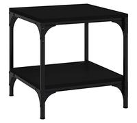 vidaXL Table d'appoint Noir 40x40x40 cm Bois d'ingénierie, Table Basse, Table de Lampe, Table d'extrémité, Table, Table d'appoint de Salon