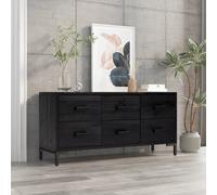 Vidaxl Table D'appoint Noir 45x50x45 Cm Verre Trempé Noir