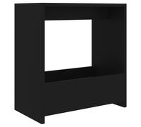 Vidaxl Table D'appoint Noir 50x26x50 Cm Aggloméré Noir