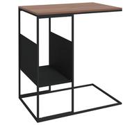 Vidaxl Table D'appoint Noir 55x36x59,5 Cm Bois D'ingénierie Multicolore