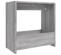 Vidaxl Table D'appoint Sonoma Gris 50x26x50 Cm Bois D'ingénierie Marron