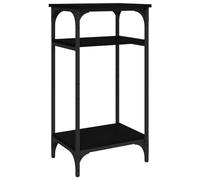 vidaXL Table d'appoint Noir 40x30x75 cm Bois d'ingénierie 825797